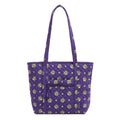 Small Vera Tote - Bandana Paisley - Purple and Gold