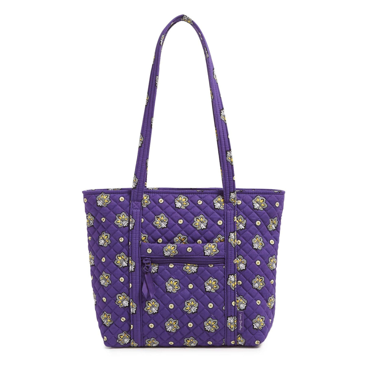 Small Vera Tote - Bandana Paisley - Purple and Gold
