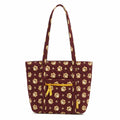 Small Vera Tote - Bandana Paisley - Burgundy and Gold