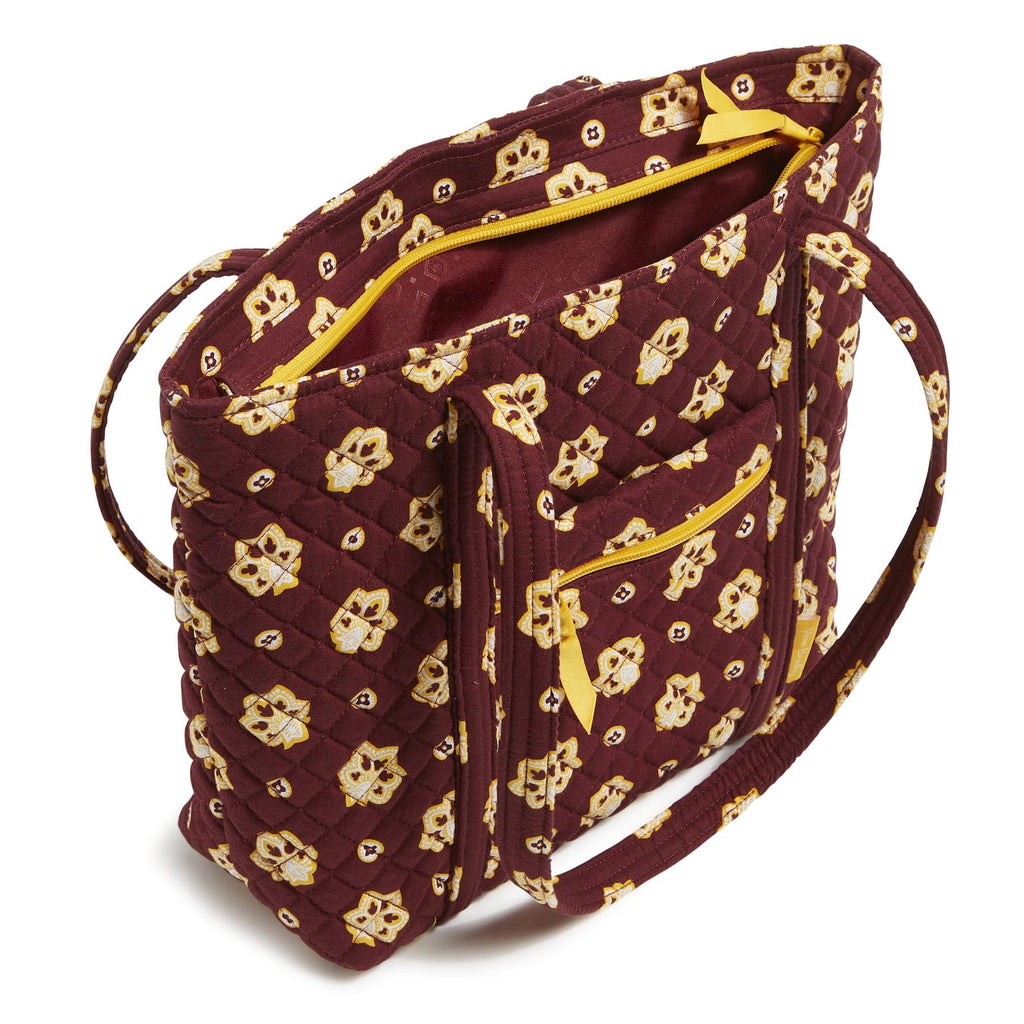Small Vera Tote - Bandana Paisley - Burgundy and Gold