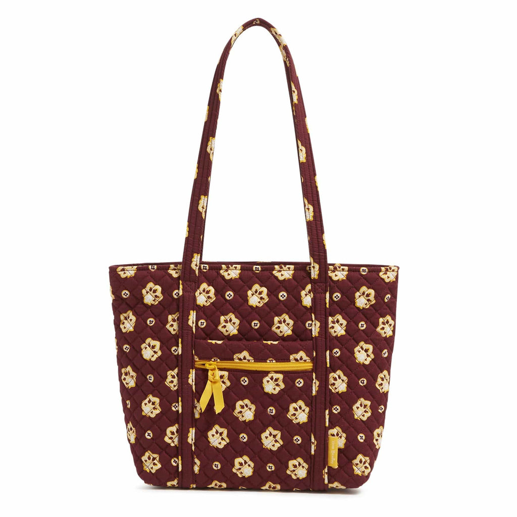 Small Vera Tote - Bandana Paisley - Burgundy and Gold