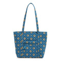 Small Vera Tote - Bandana Paisley - Teal and Gold