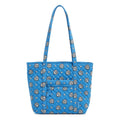 Small Vera Tote - Bandana Paisley - Blue and Silver