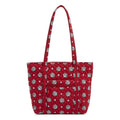 Small Vera Tote - Bandana Paisley - Red and Silver