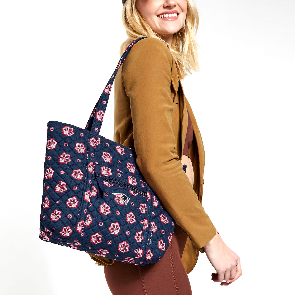NFL Small Vera Tote Bag - New England Patriots Bandana