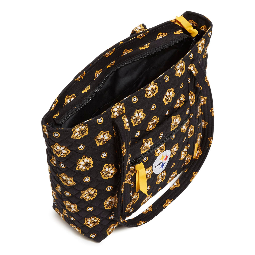 NFL Small Vera Tote Bag - Pittsburgh Steelers Bandana
