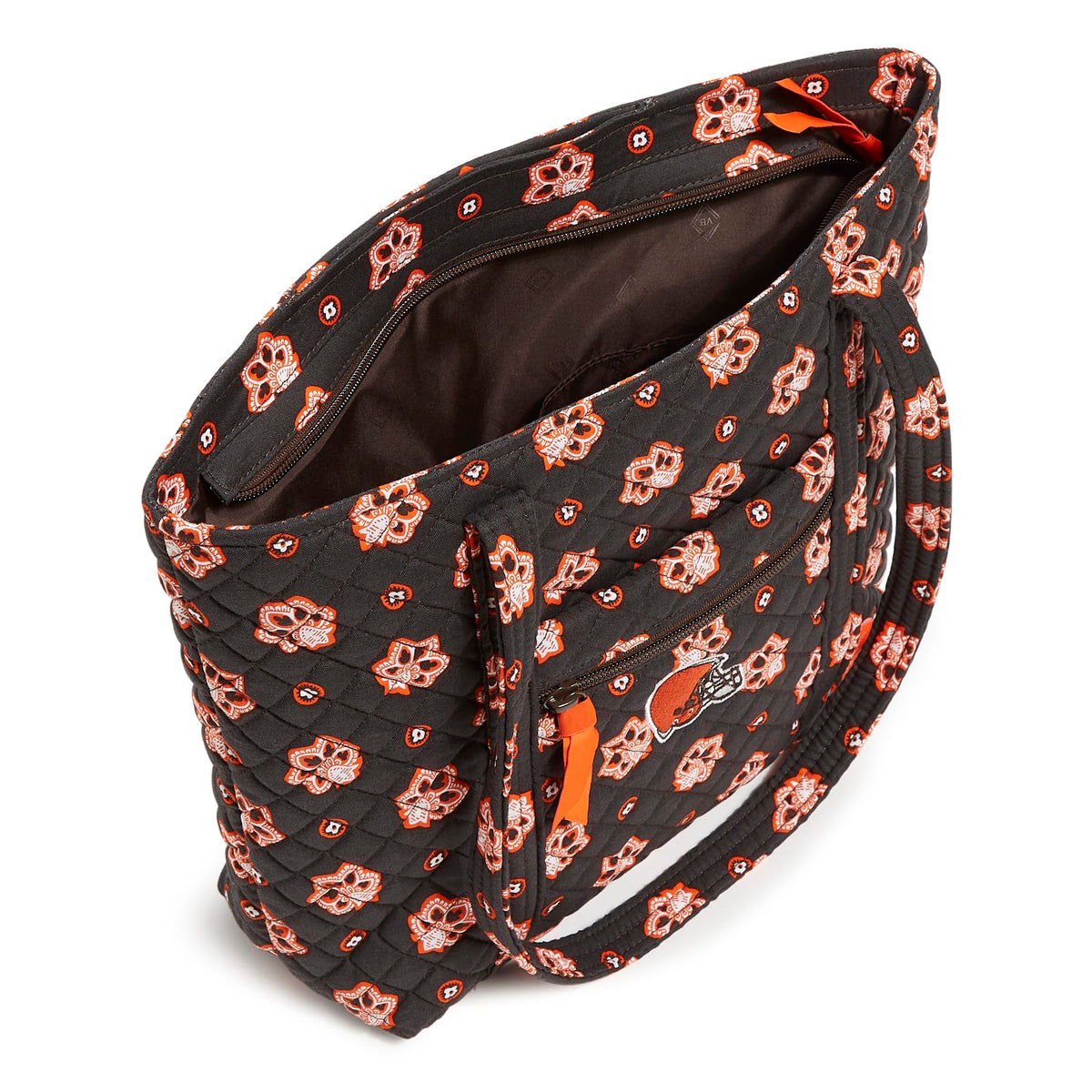 NFL Small Vera Tote Bag - Cleveland Browns Bandana