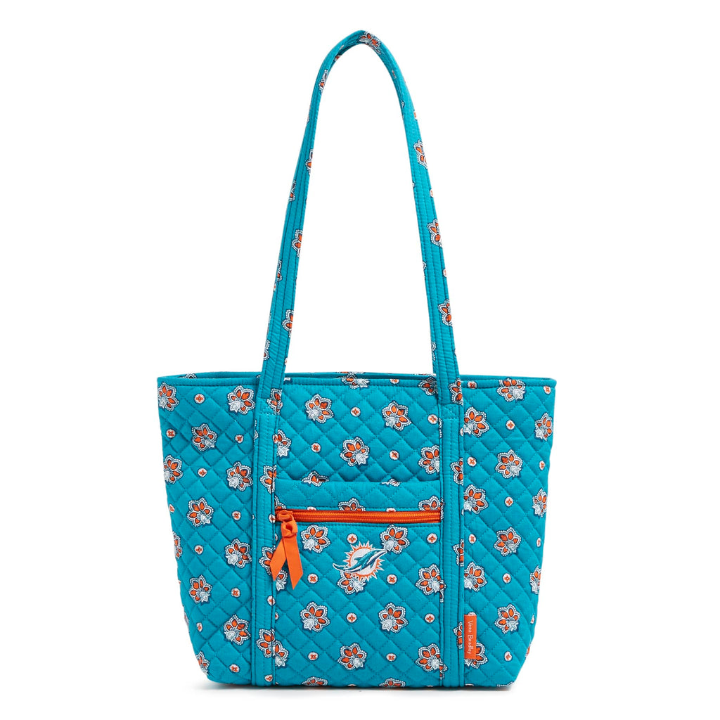 NFL Small Vera Tote Bag - Miami Dolphins Bandana