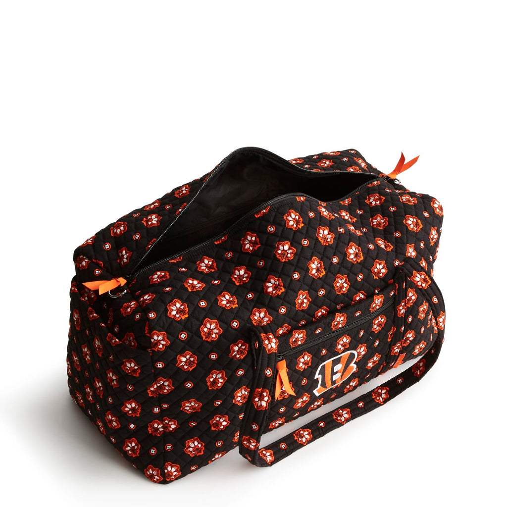 NFL Large Travel Duffel Bag - Cincinnati Bengals Bandana