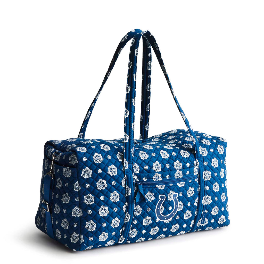 NFL Large Travel Duffel Bag - Indianapolis Colts Bandana