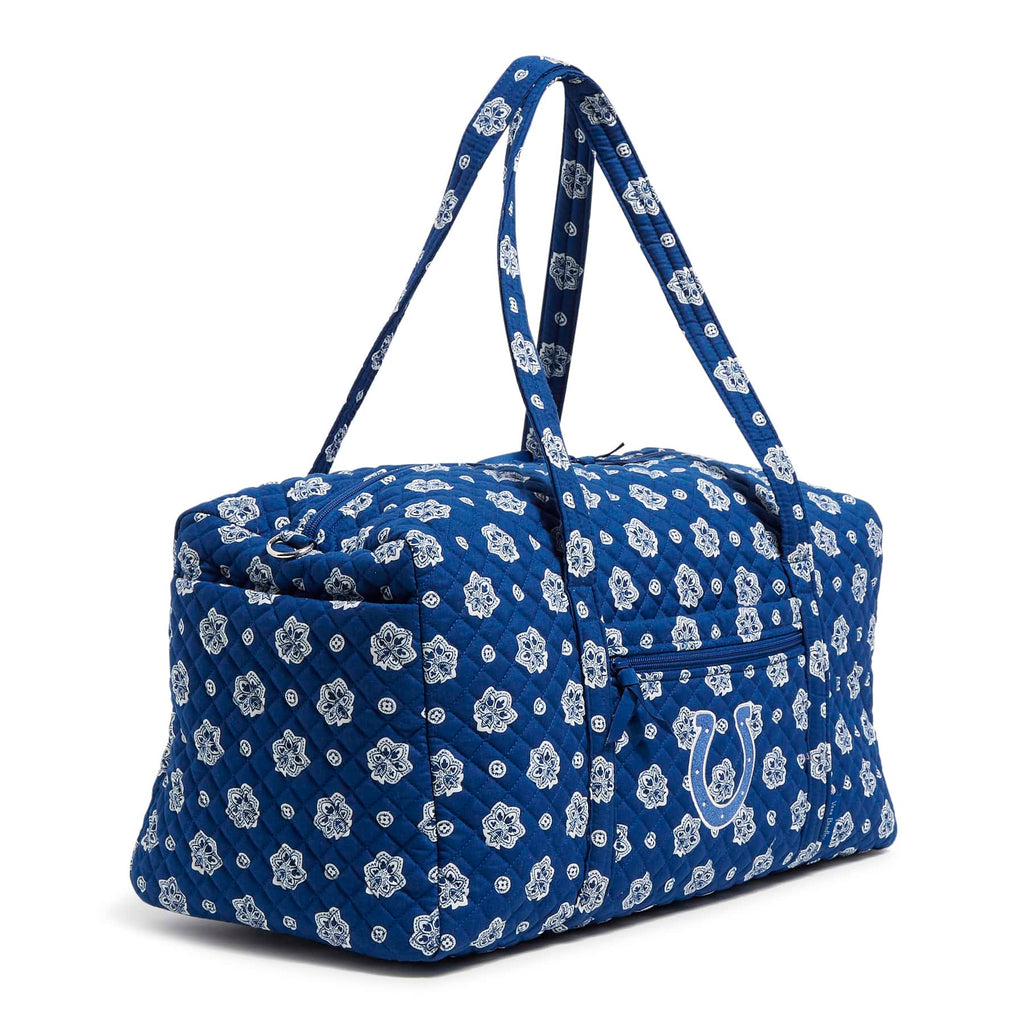 NFL Large Travel Duffel Bag - Indianapolis Colts Bandana