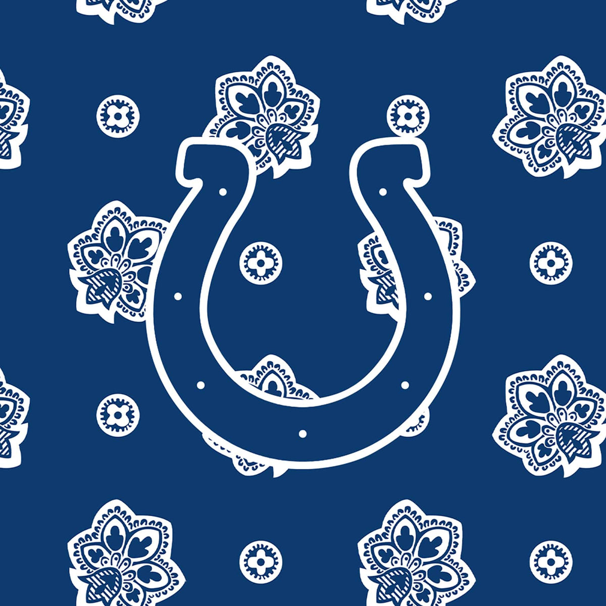 NFL Large Travel Duffel Bag - Indianapolis Colts Bandana