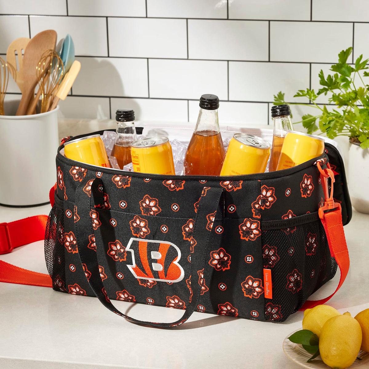 NFL Cooler Lunch Bag - Cincinnati Bengals Bandana