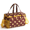 Cooler Lunch Bag - Bandana Paisley - Burgundy and Gold