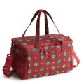 Cooler Lunch Bag - Bandana Paisley - Maroon Red and Yellow