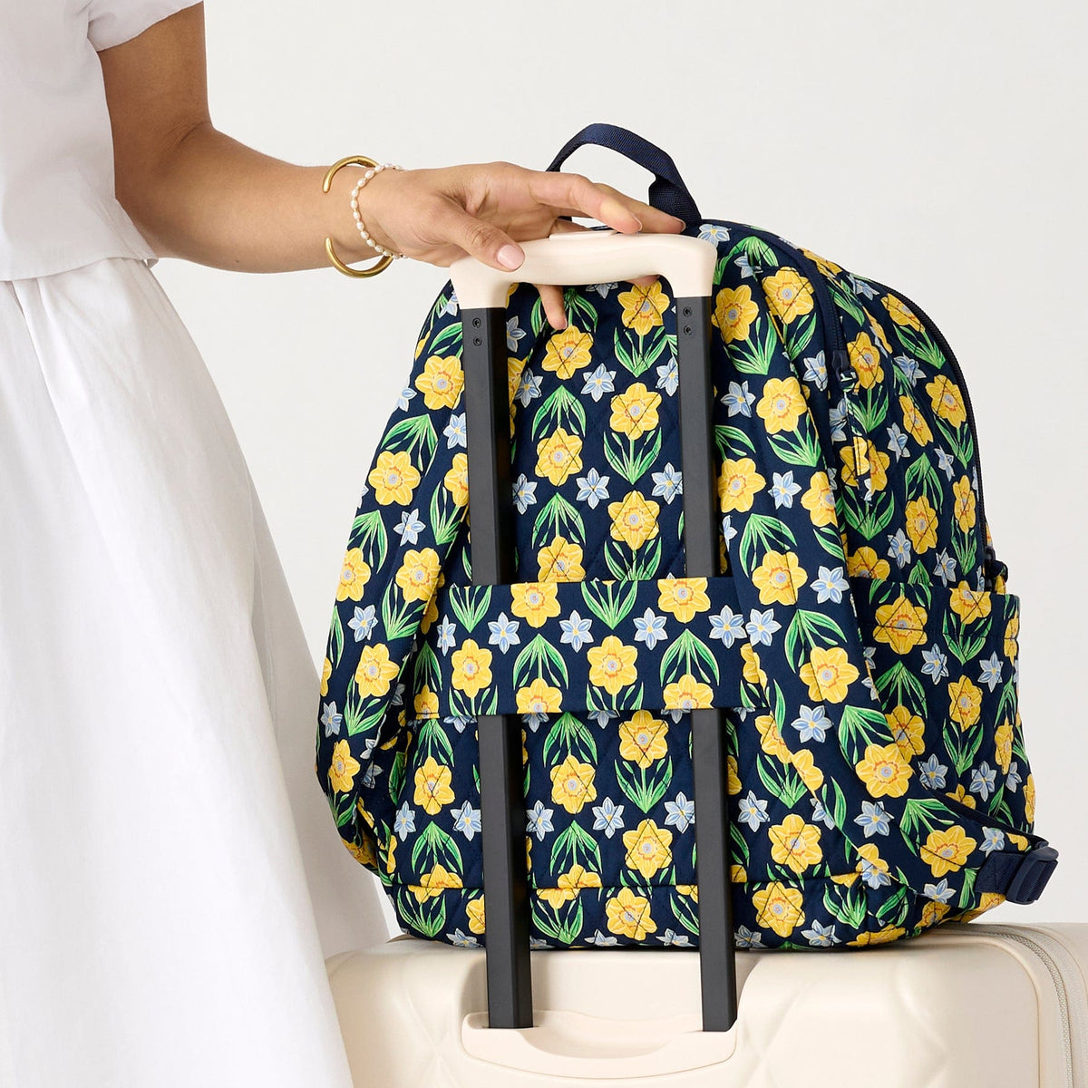 Bancroft Backpack - Flowers + Feathers