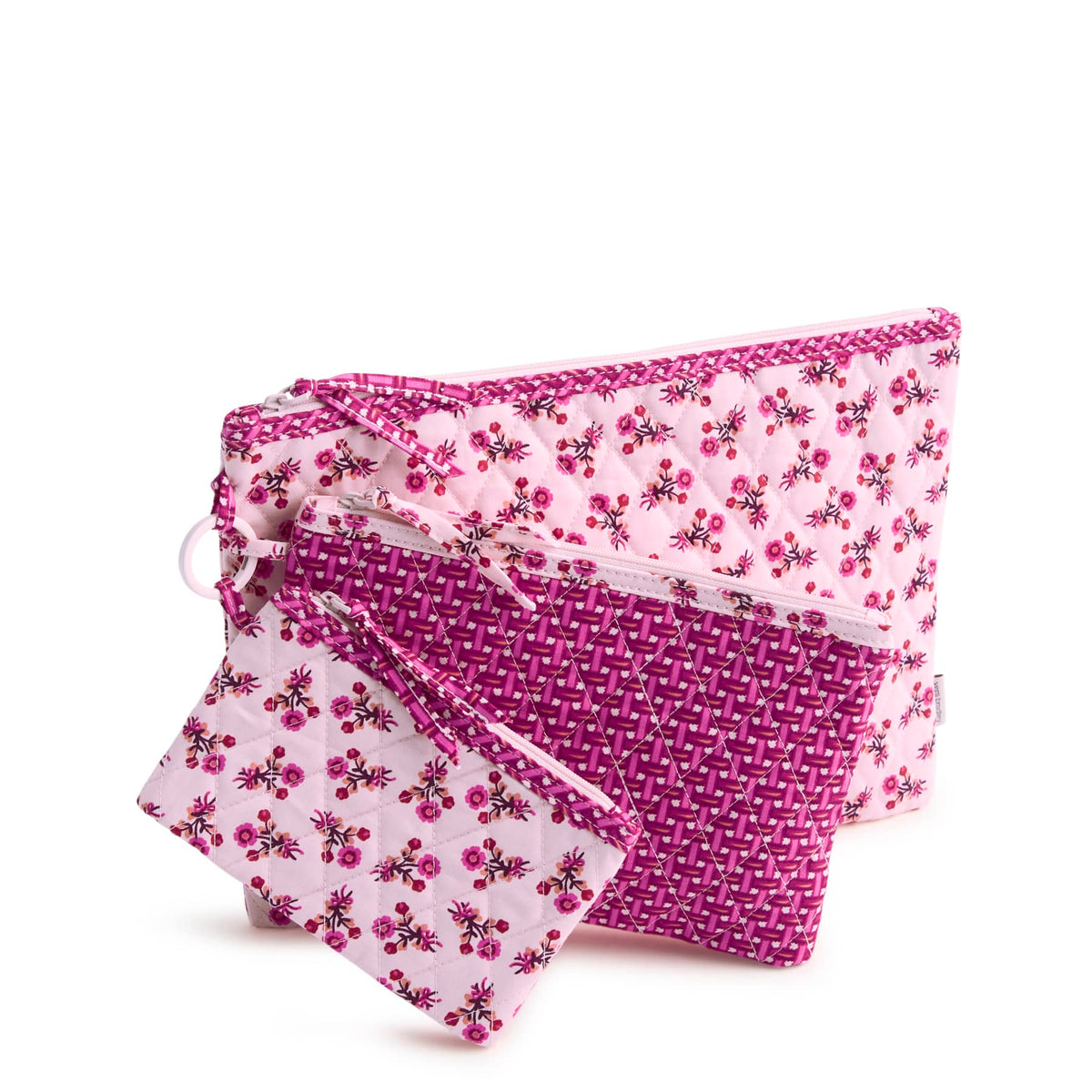3 Pouch Organizer Set - Melissa Ditsy Pink