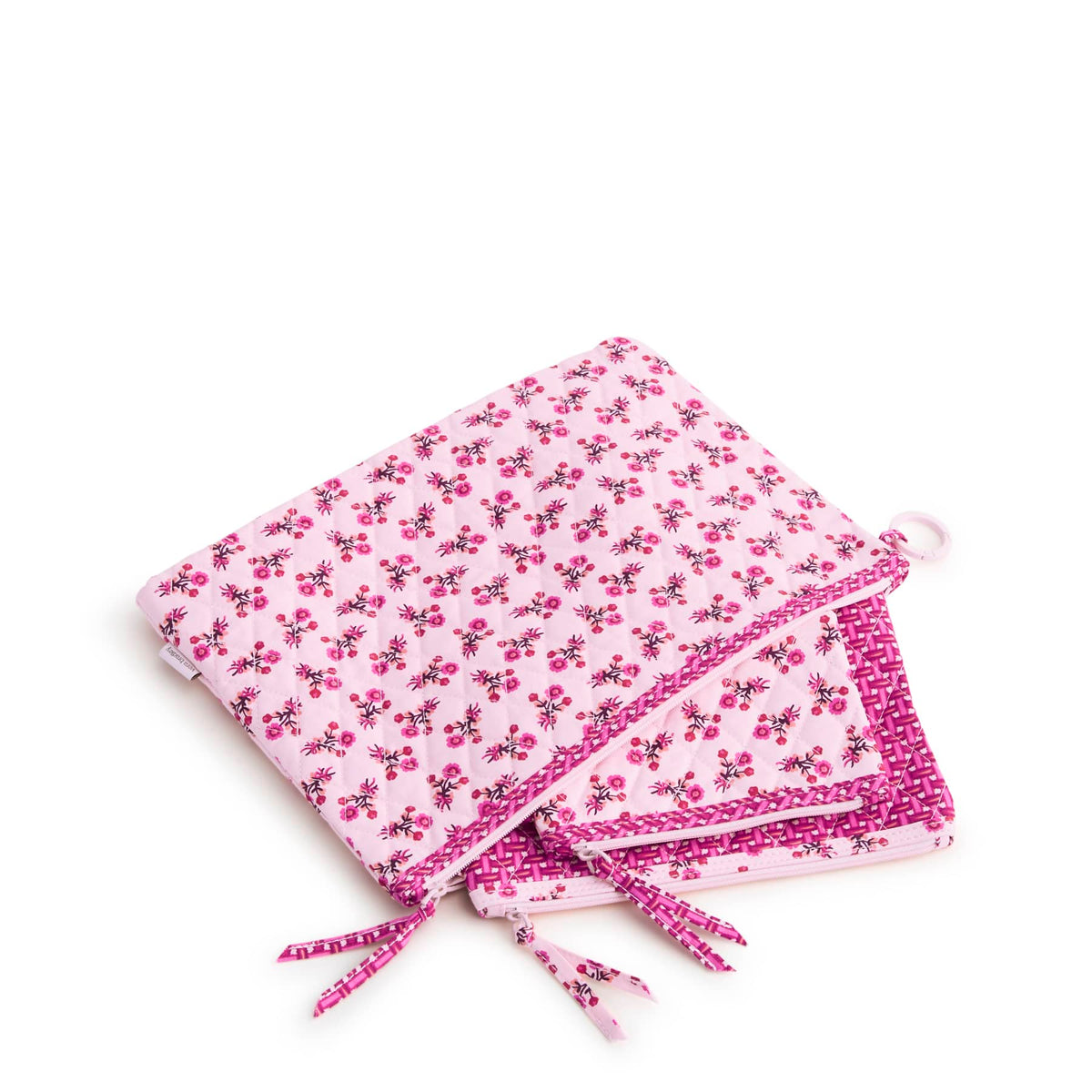 3 Pouch Organizer Set - Melissa Ditsy Pink