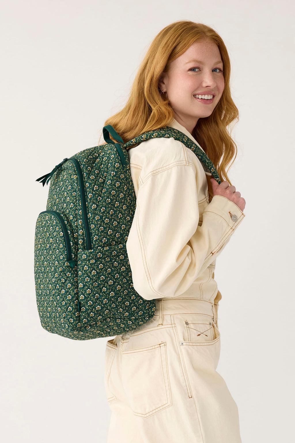 Essential Large Backpack - Mistletoe Lattice