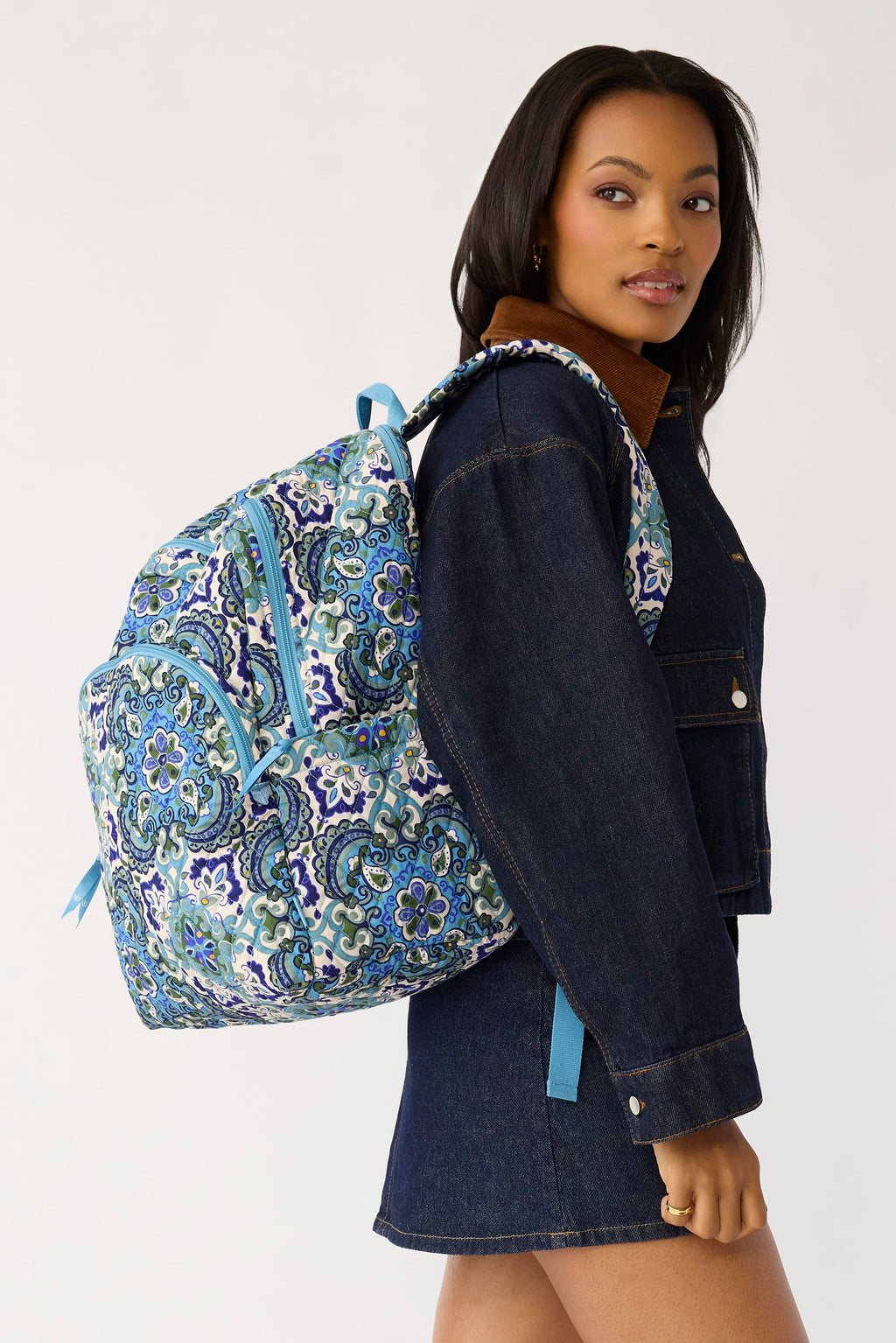 Essential Large Backpack - Maritime Medallion