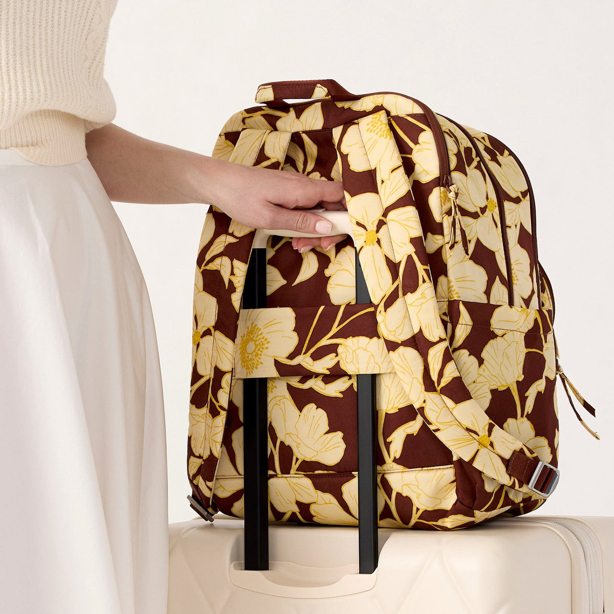 Large Bancroft Backpack - Goji Berry Red