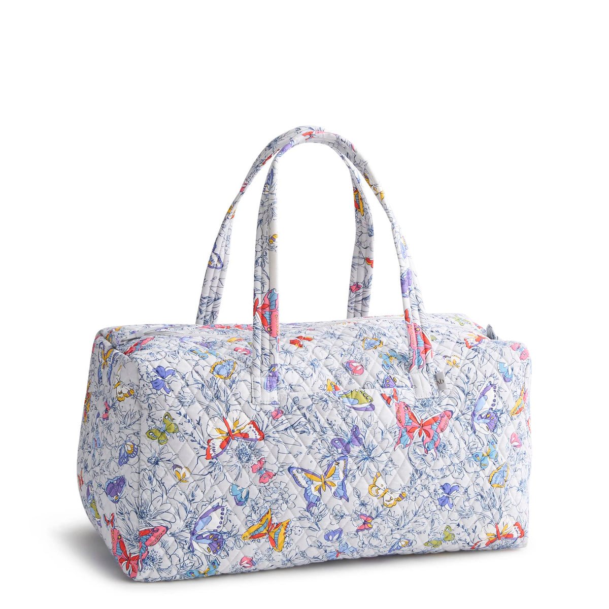 Large Travel Duffel - Coastal Breezy Butterflies