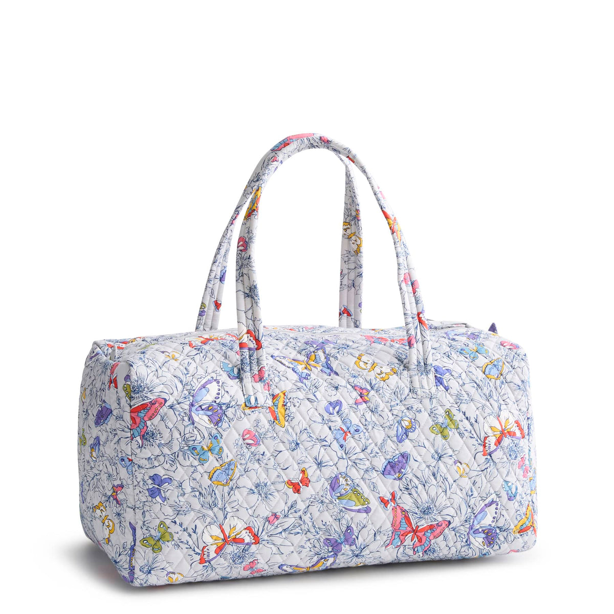 Large Travel Duffel - Coastal Breezy Butterflies