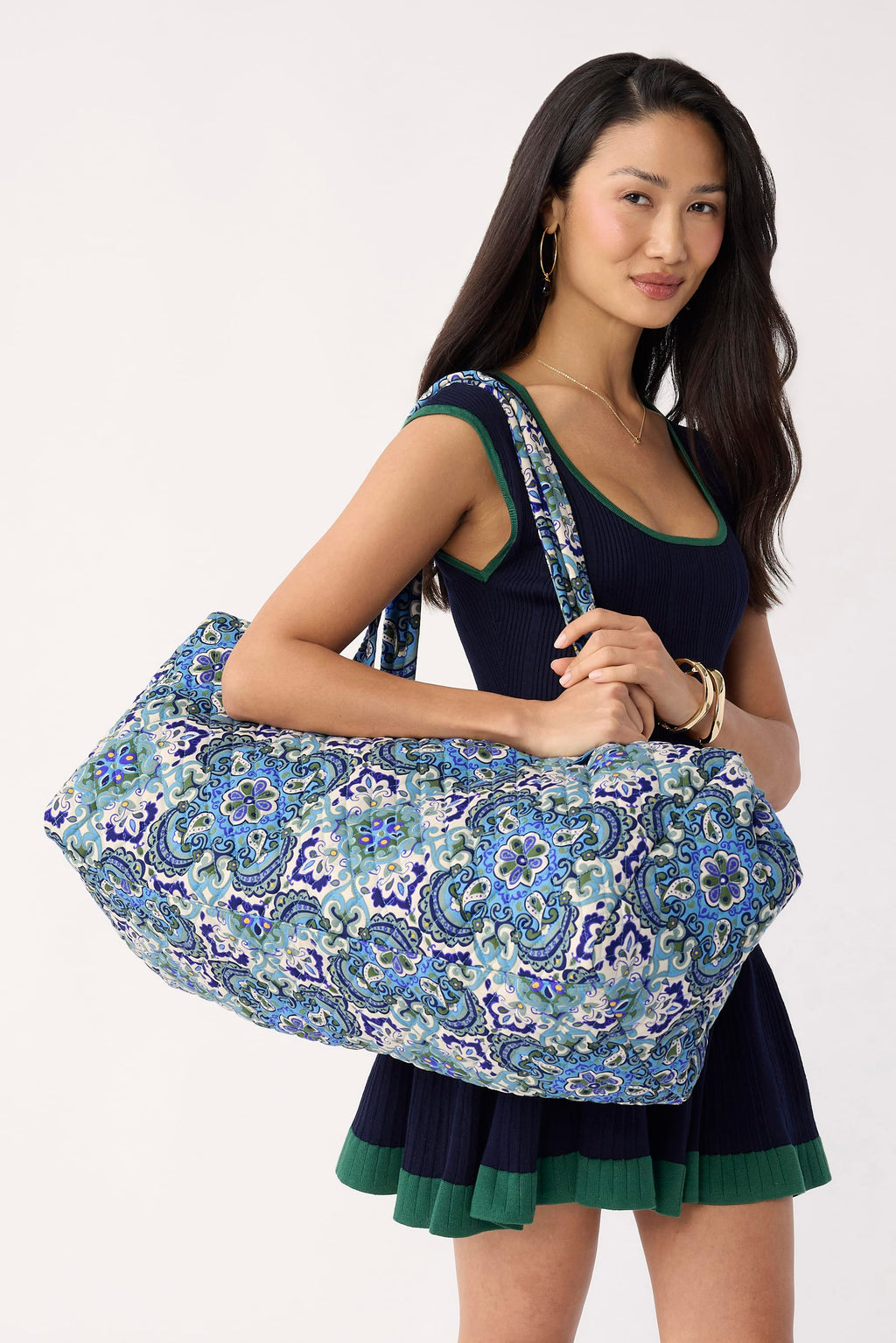 Large Travel Duffel - Maritime Medallion