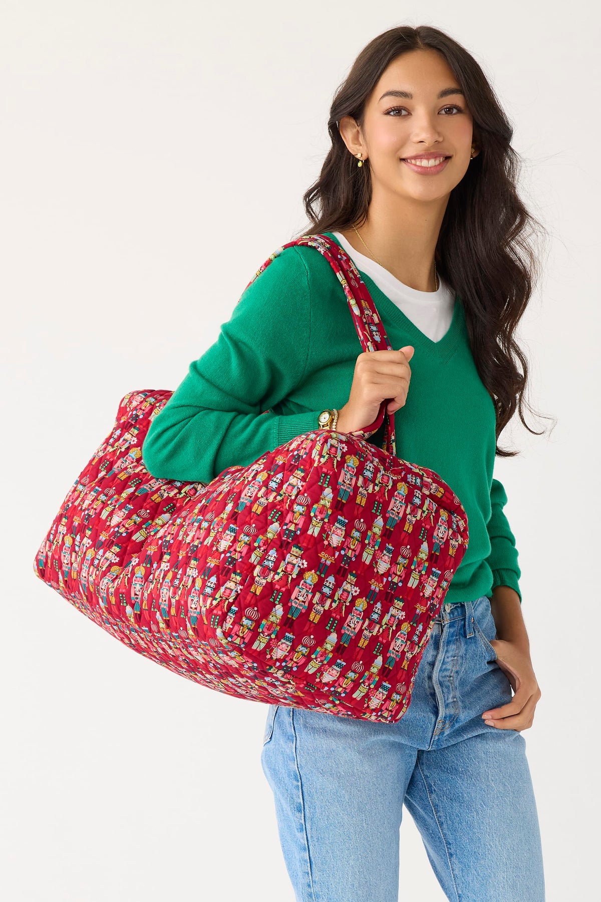 Large Travel Duffel - Nutcrackers