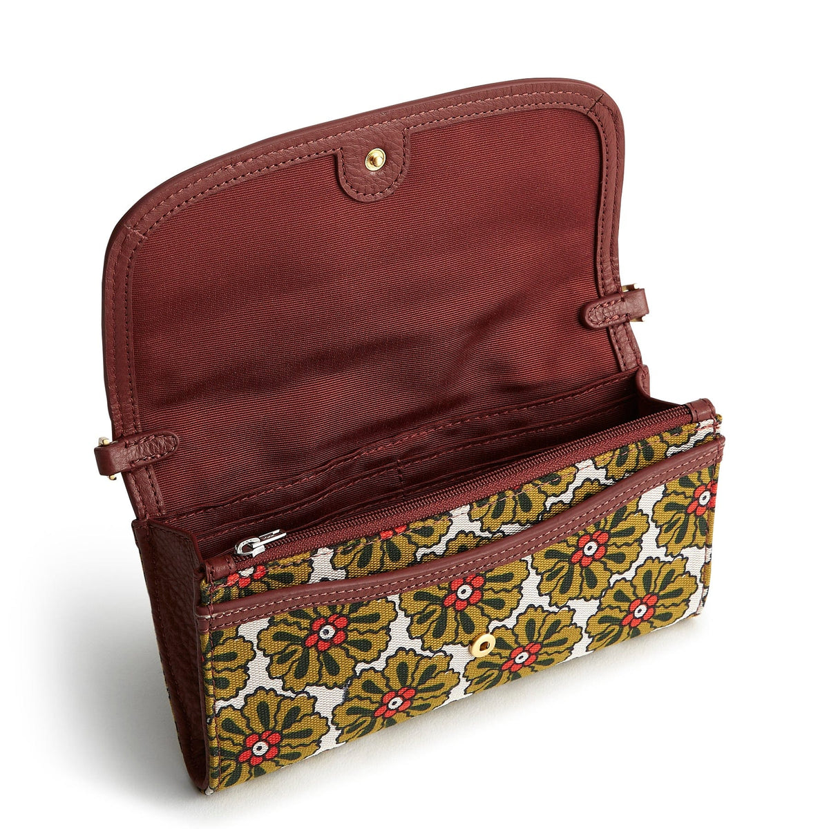 Wildwood Wallet Crossbody - Pinwheels