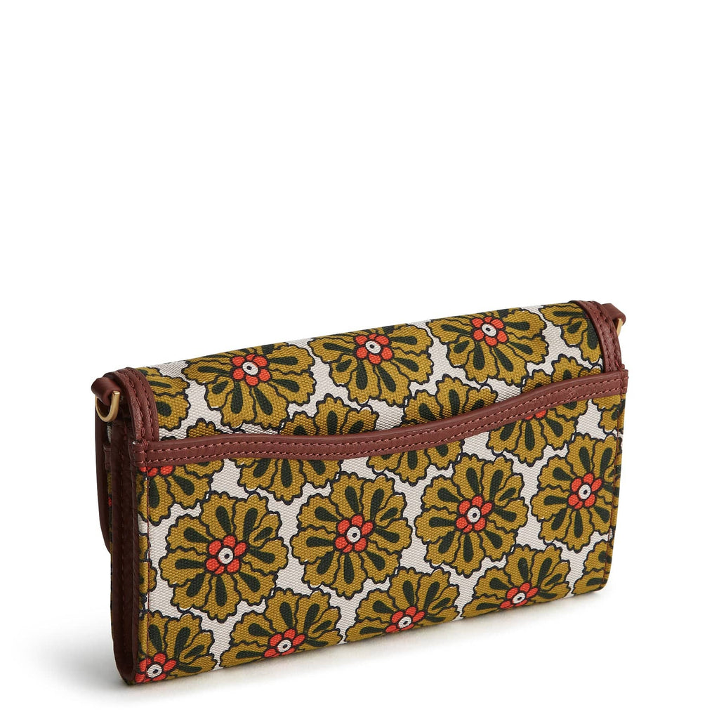 Wildwood Wallet Crossbody - Pinwheels