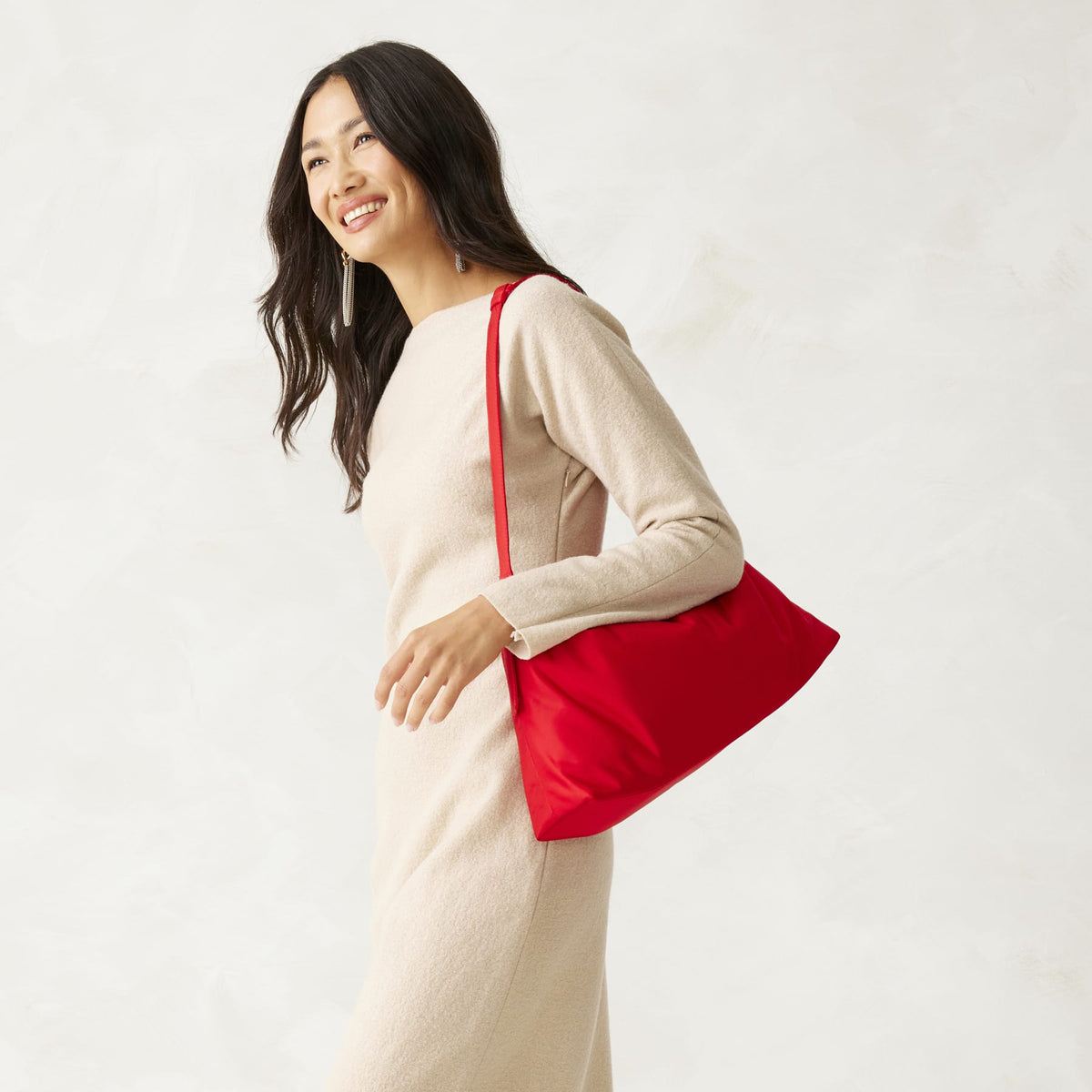 Marcelle Shoulder Bag - Goji Berry Red