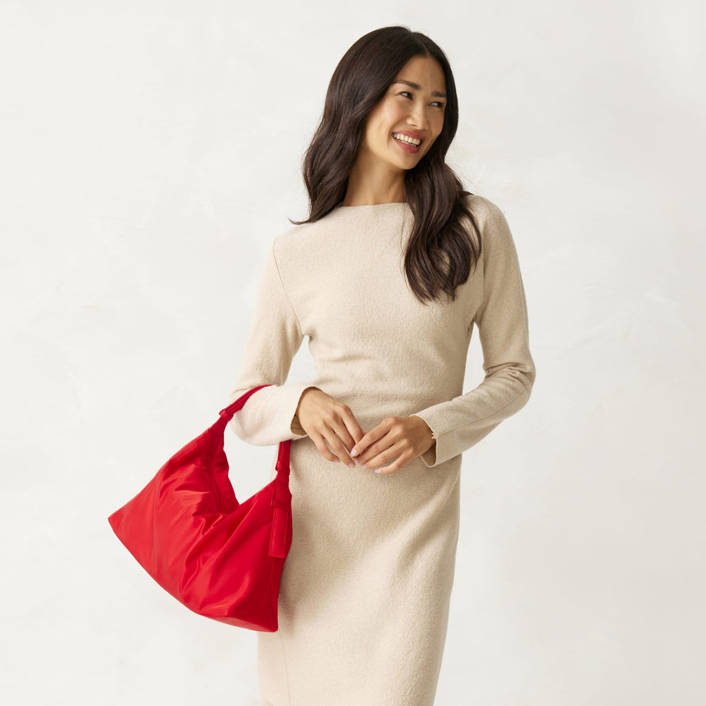 Marcelle Shoulder Bag - Goji Berry Red