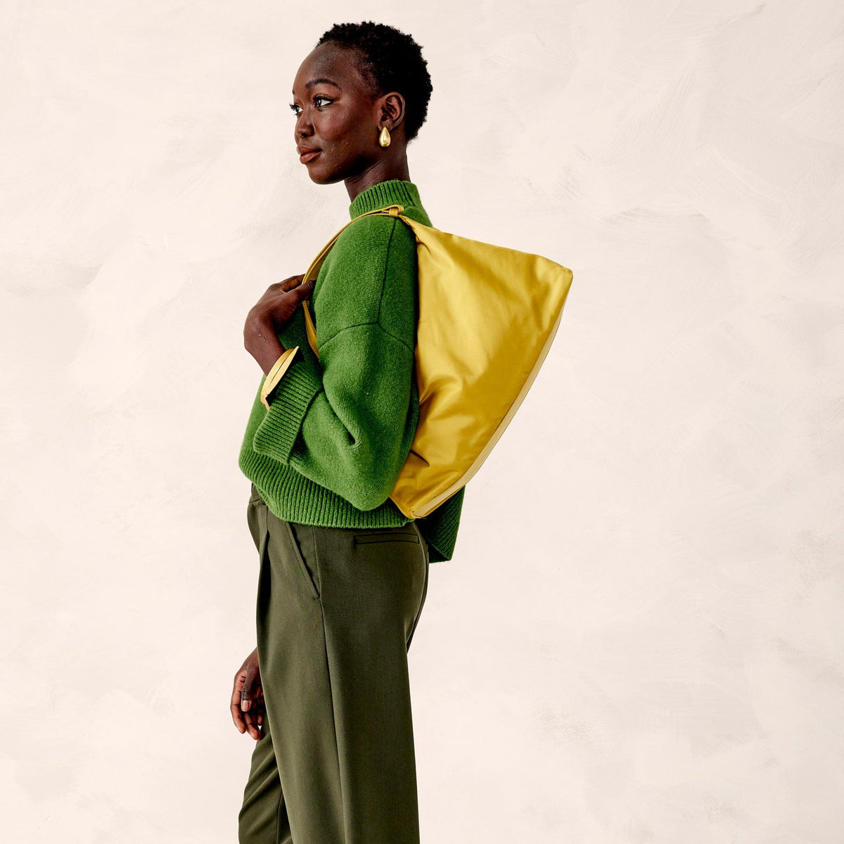 Marcelle Shoulder Bag - Golden Olive