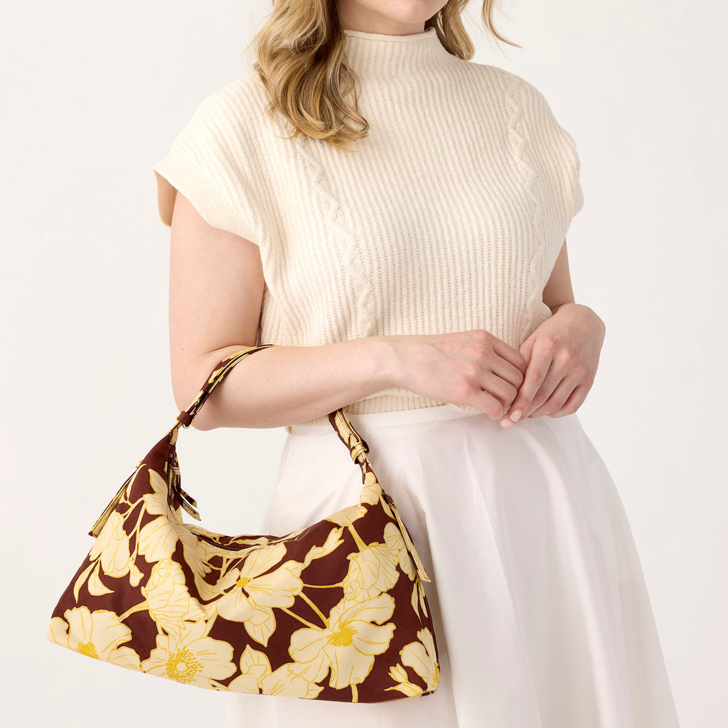 Marcelle Shoulder Bag - Scattered Anemones