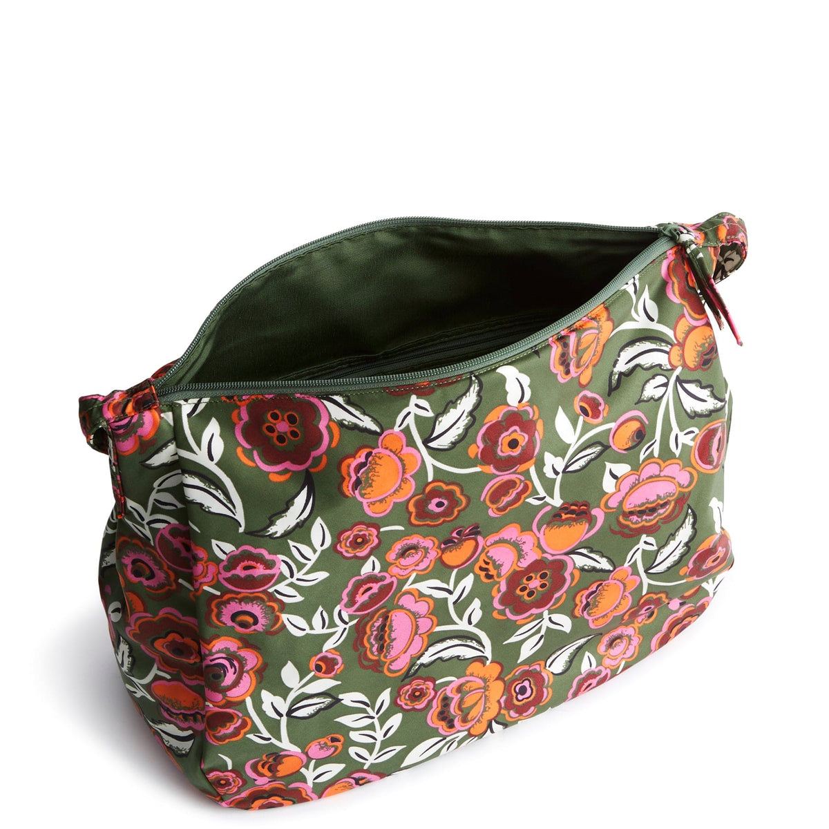 Hobson Hobo - Bubbly Flowers Green