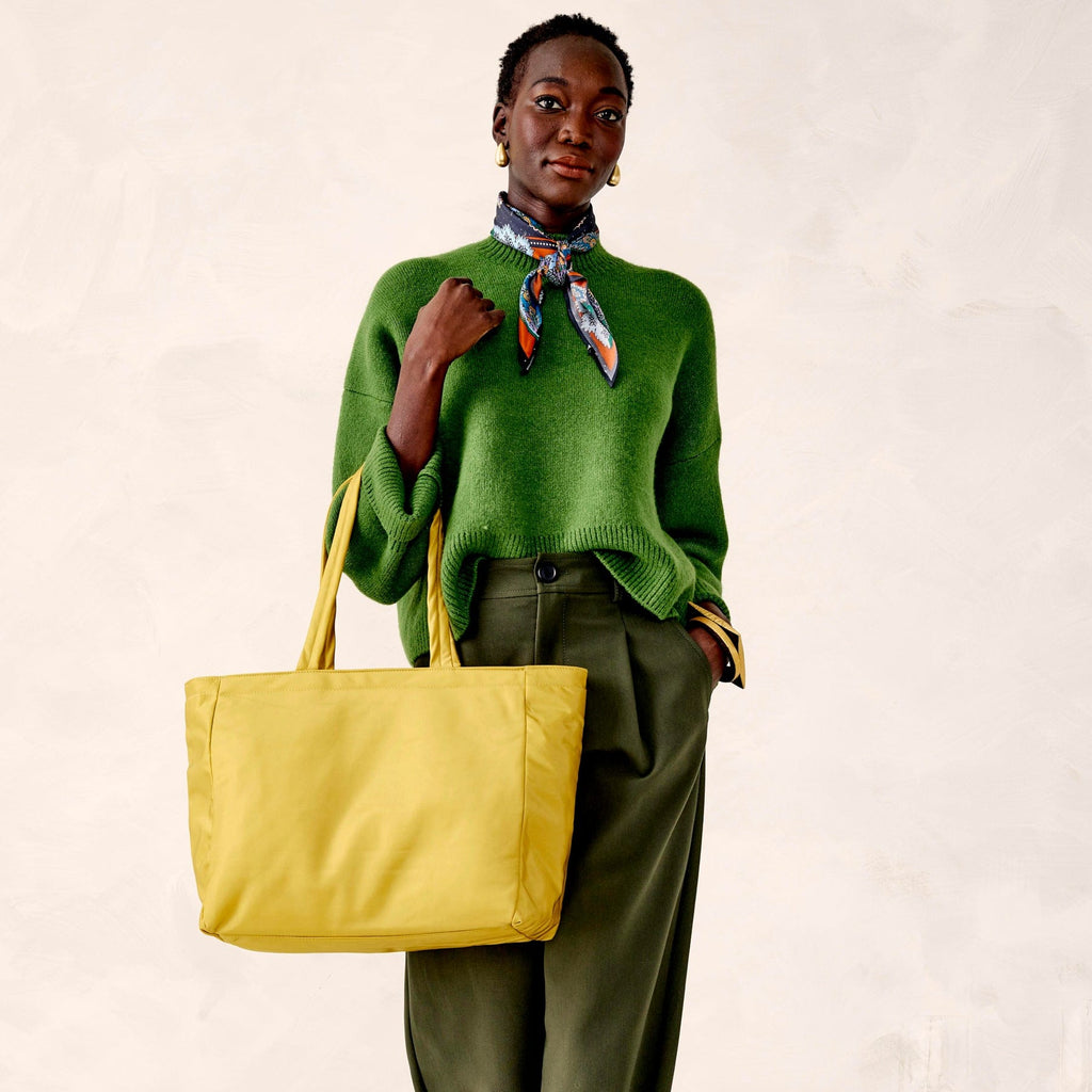 Hathaway Tote Bag - Golden Olive