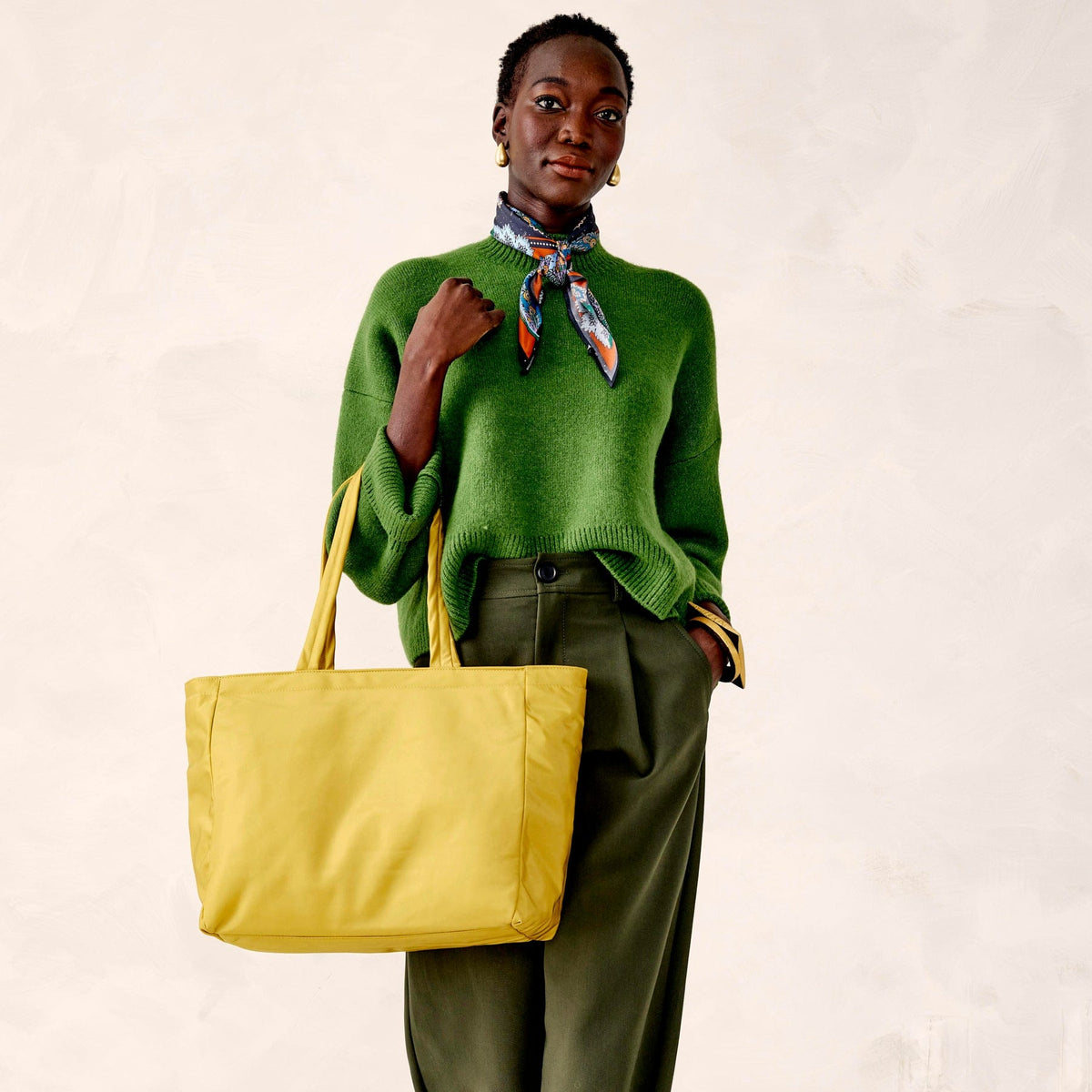 Hathaway Tote Bag - Golden Olive