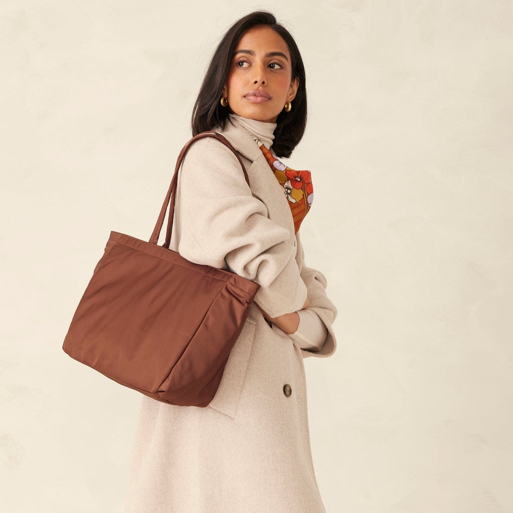 Small Hathaway Tote Bag - Cinnamon