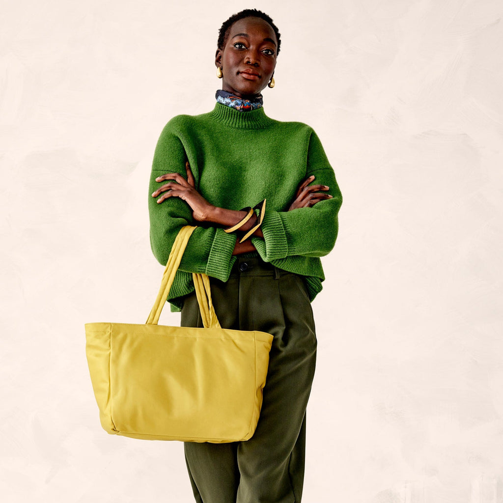 Small Hathaway Tote Bag - Golden Olive