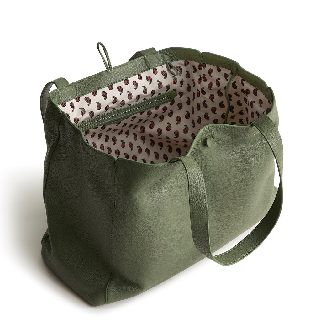 Hathaway Tote Bag - Bronze Green