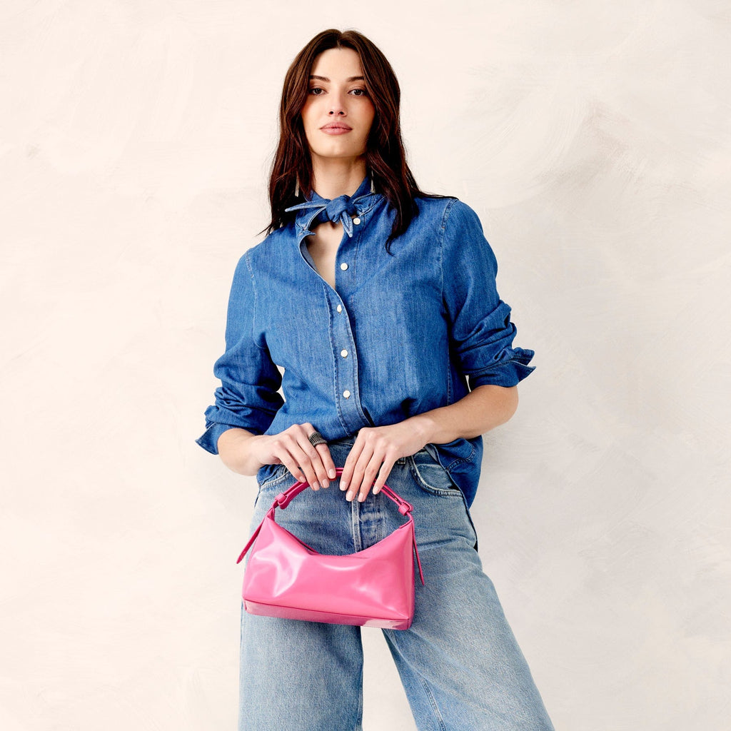 Roxbury Crescent Shoulder Bag - Ibis Rose
