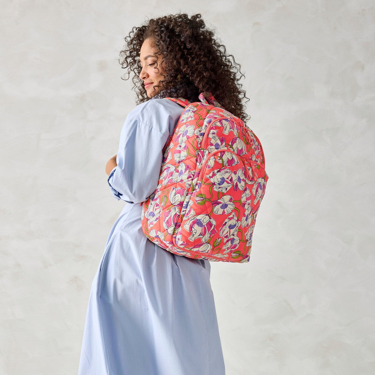 Westover Hybrid Backpack - Swirling Poppies