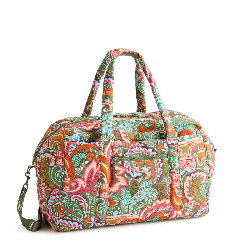 Large Miramar Weekender - Leaf Me Not Paisley