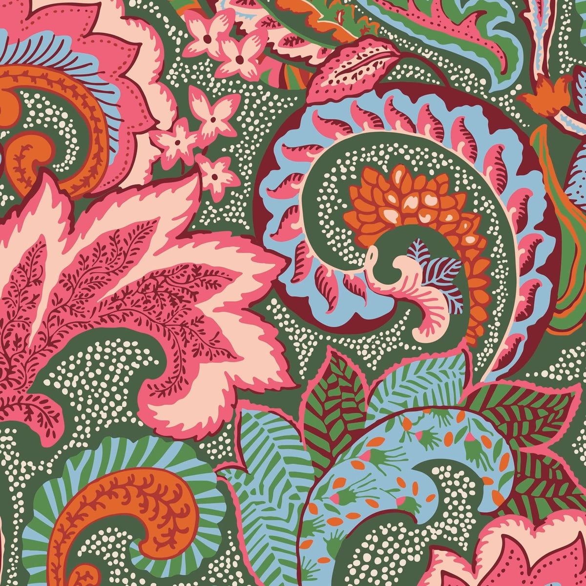 Large Miramar Weekender - Leaf Me Not Paisley