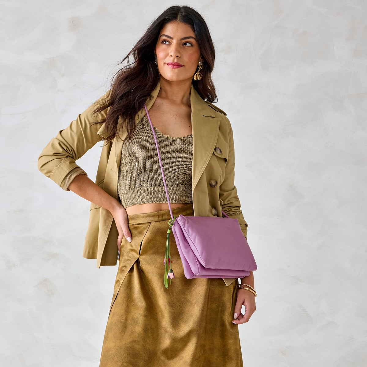 Foxbury Crossbody - Smoky Grape