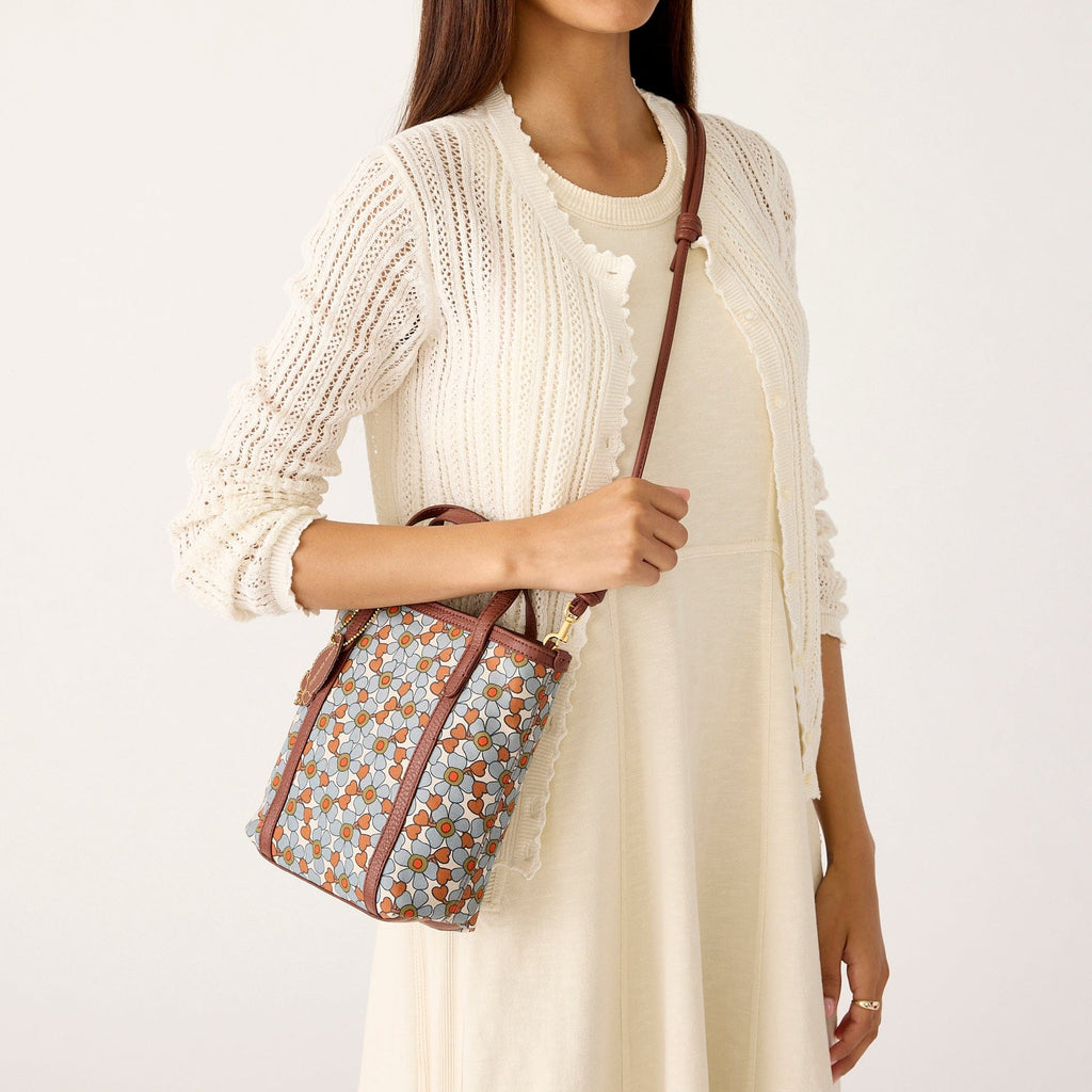 Mini Original Tote Bag - Dusk Garden Pinwheel