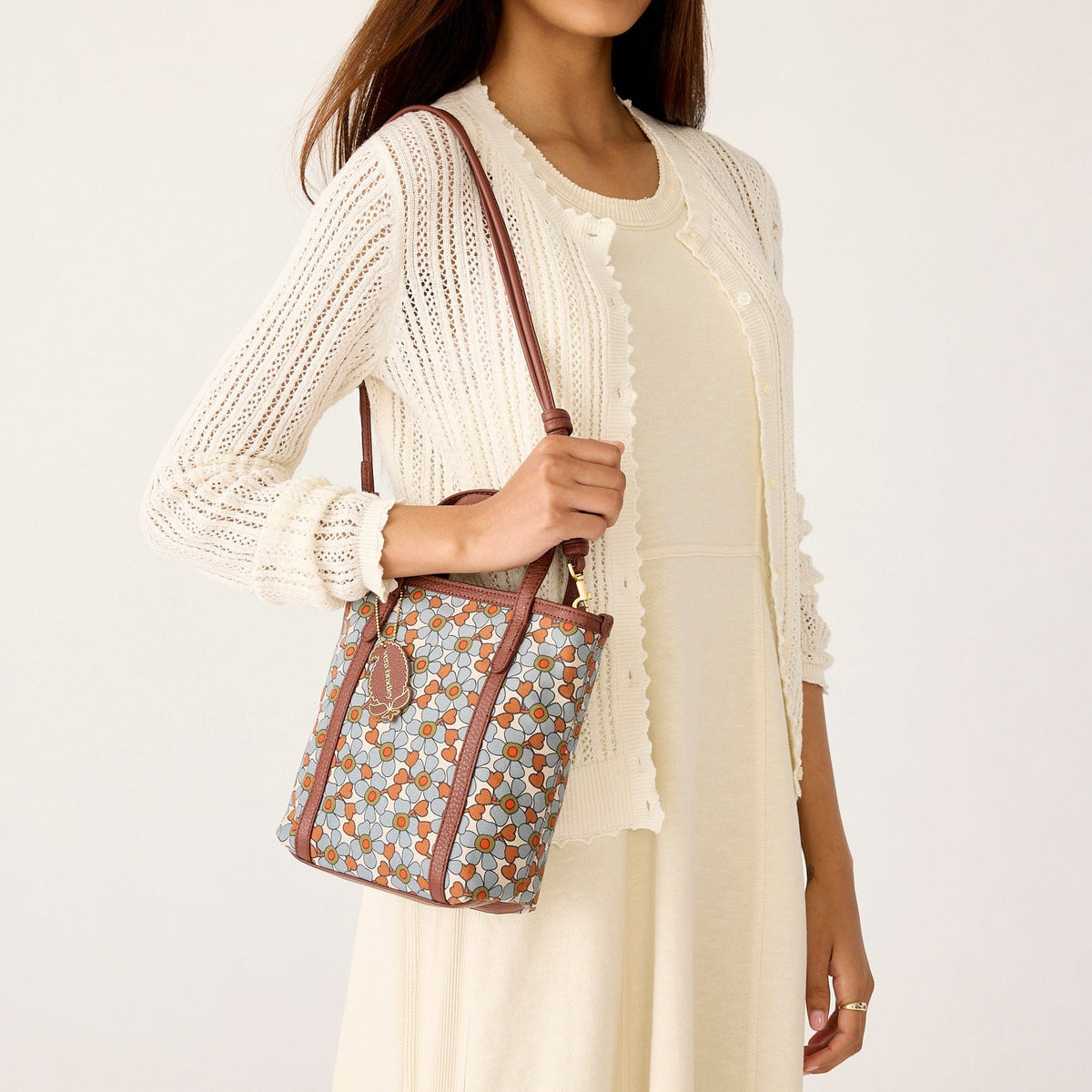 Mini Original Tote Bag - Dusk Garden Pinwheel