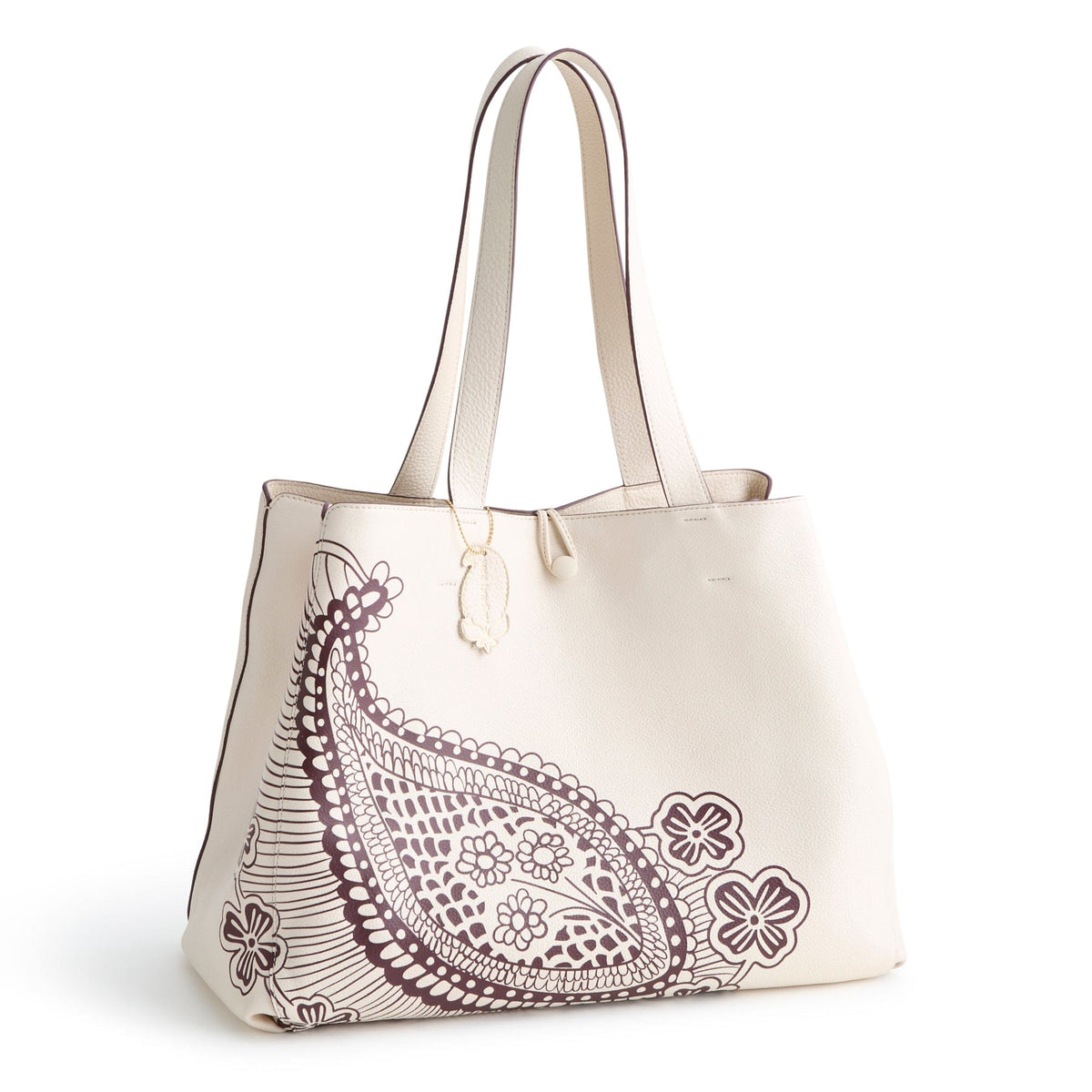 Hathaway Tote Bag - Eclectic Paisley Cottage Cream