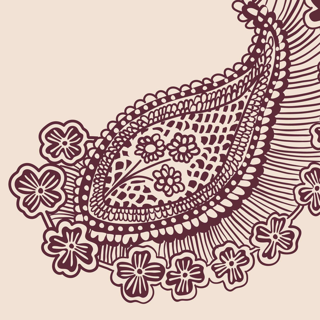 Hathaway Tote Bag - Eclectic Paisley Cottage Cream
